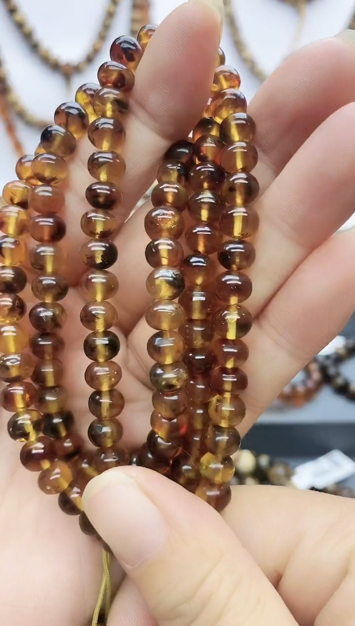 【闪购商品】琥珀颈饰未镶嵌7琥珀