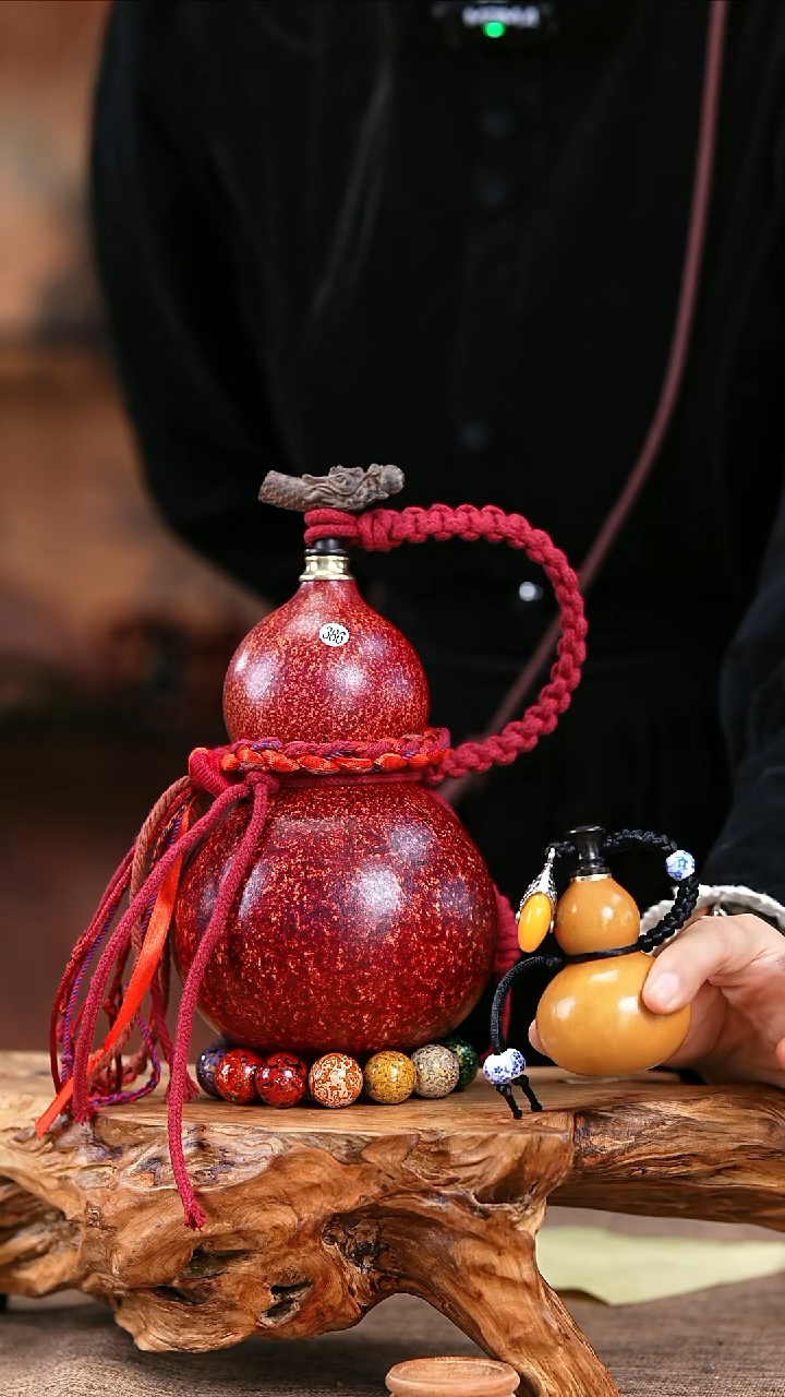 【闪购商品】386—光岳葫天然大漆酒葫芦不含漆珠