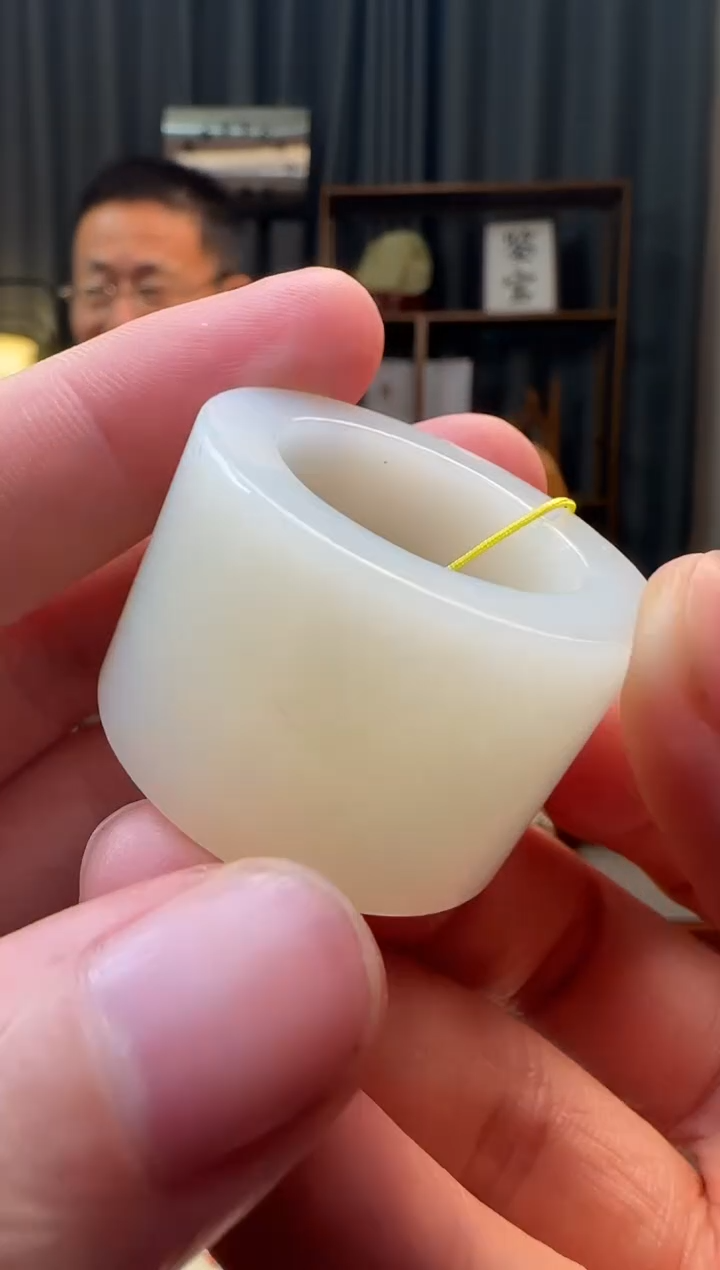 吊坠(不含链)未镶嵌和田玉扳指内径22+