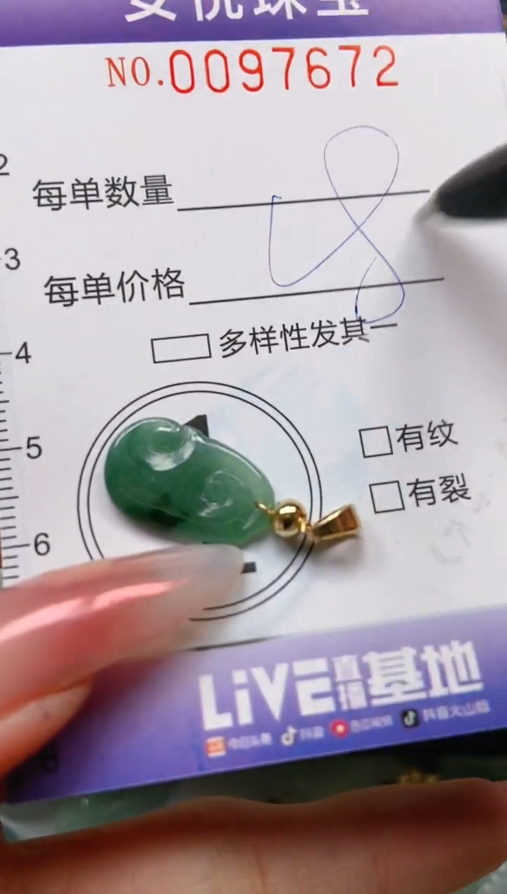 【闪购商品】翡翠颈饰未镶嵌闪购0097672