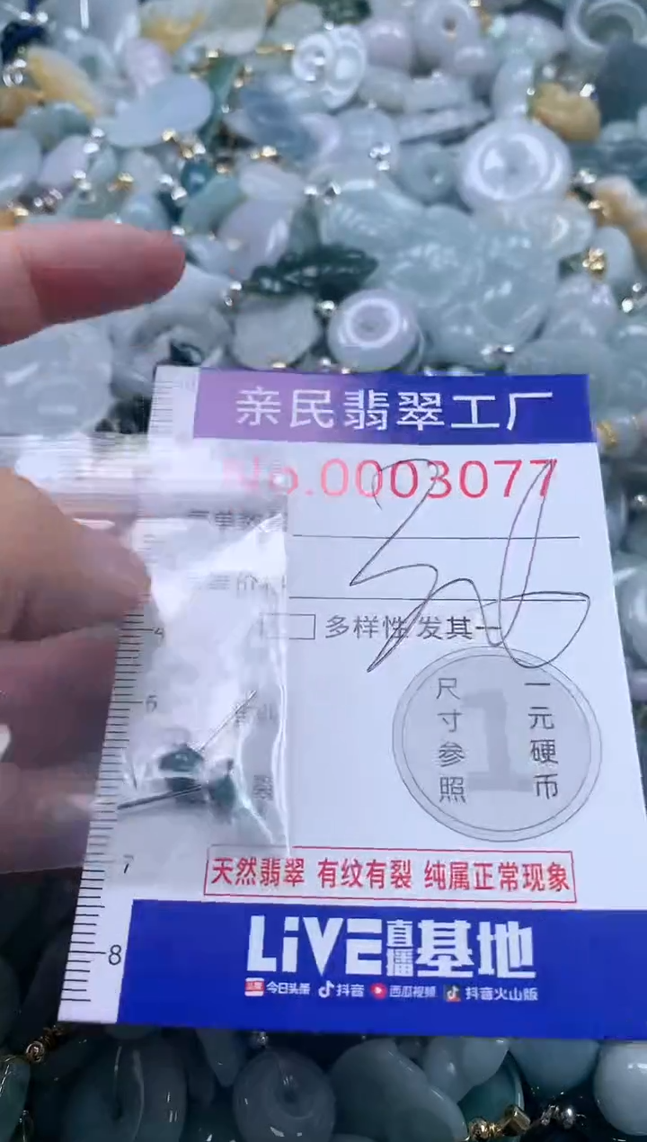 翡翠未镶嵌吊坠(不含链)3077