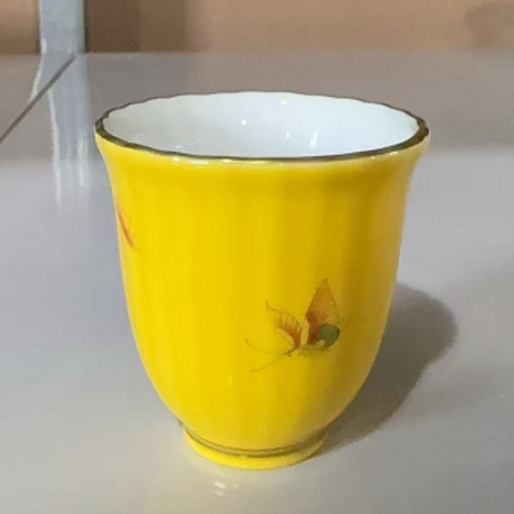 【非遗好物】华隐堂-帝黄蝴蝶菊花杯（华隐S1303）