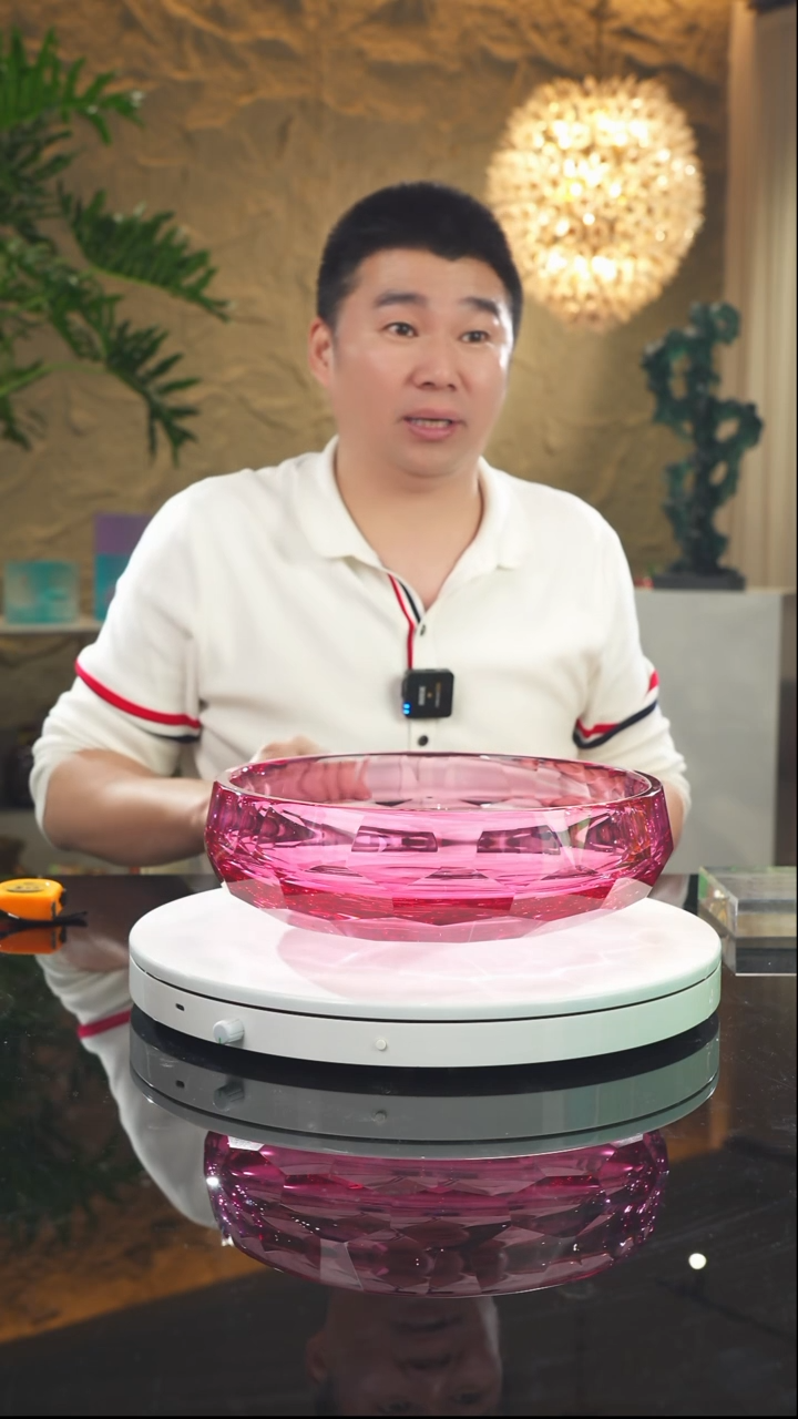 【闪购商品】瓷片金红切面果碗