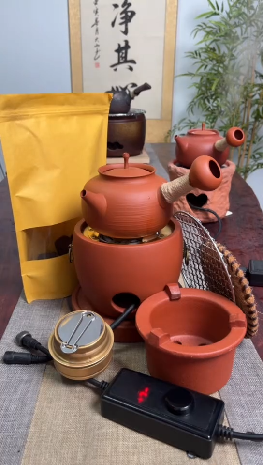 【闪购商品】圆口炉＋电炉丝＋苹果壶＋酒精灯8件套