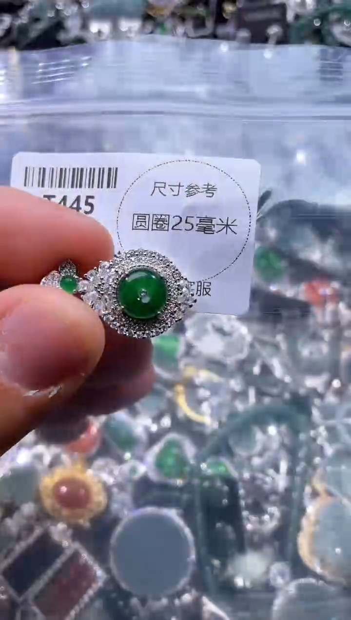 【闪购商品】翡翠颈饰未镶嵌T445吊坠