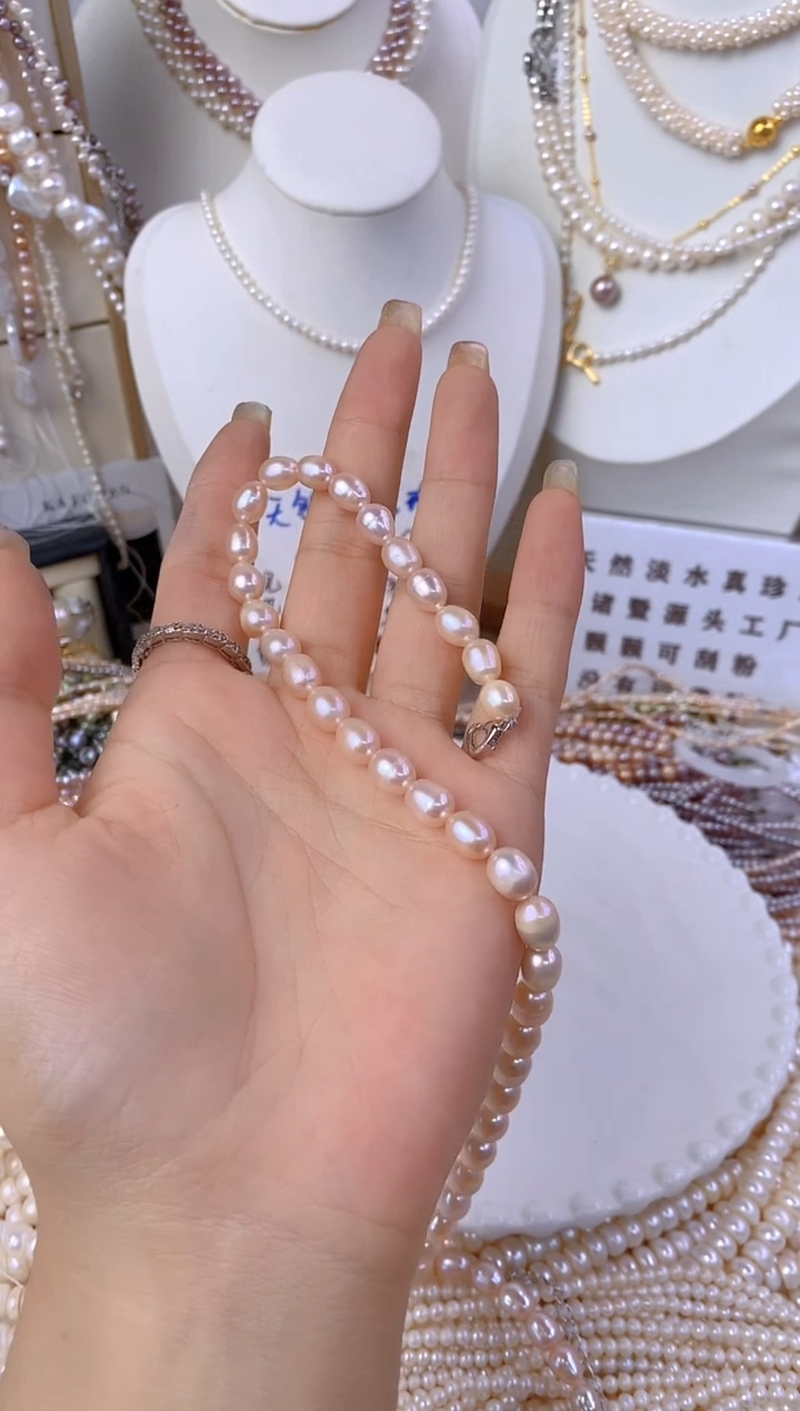 淡水珍珠未镶嵌颈饰X133