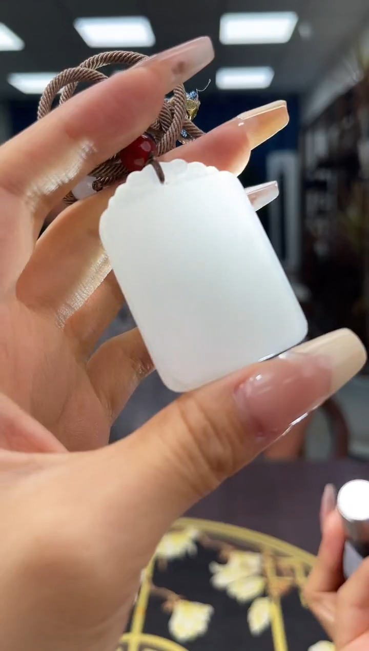 和田玉未镶嵌颈饰S713