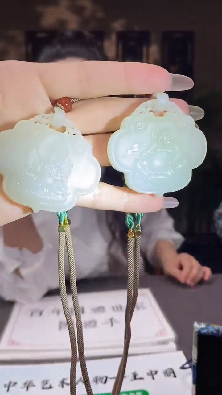 和田玉未镶嵌颈饰C779