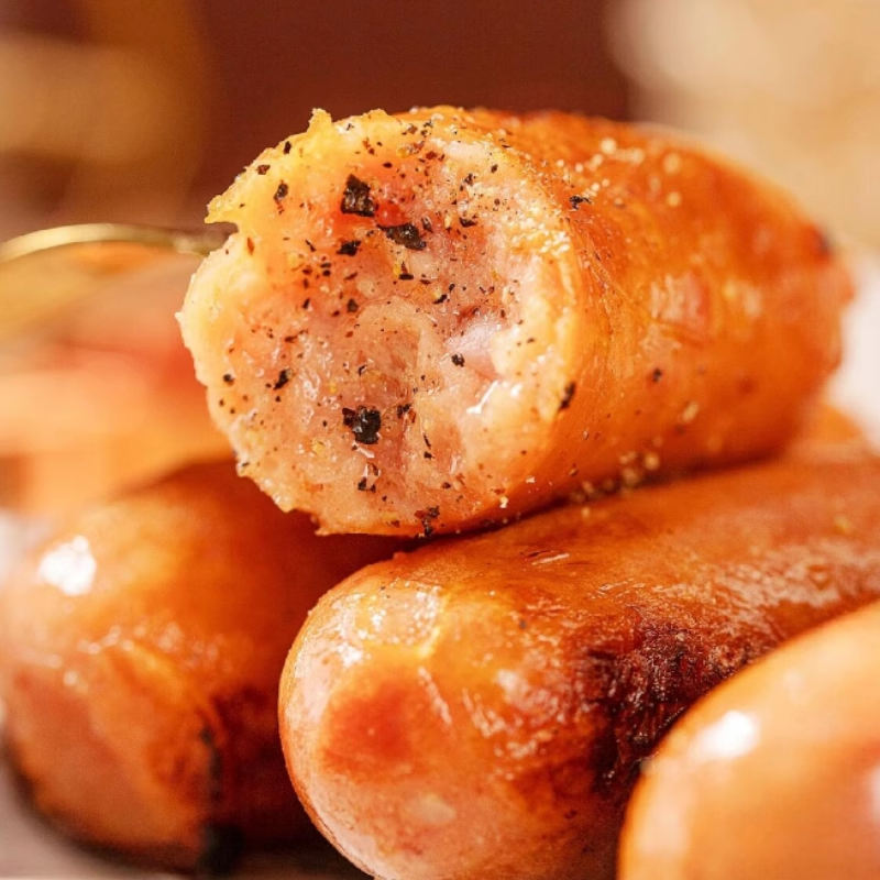 【京东包邮】珍享御超御潮烤肠爆汁火山石烤肠冷冻空气炸锅食材半成品速食