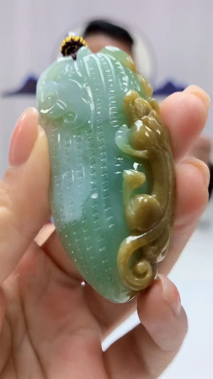 【闪购商品】定制翡翠未镶嵌4969ms-毛货167花生