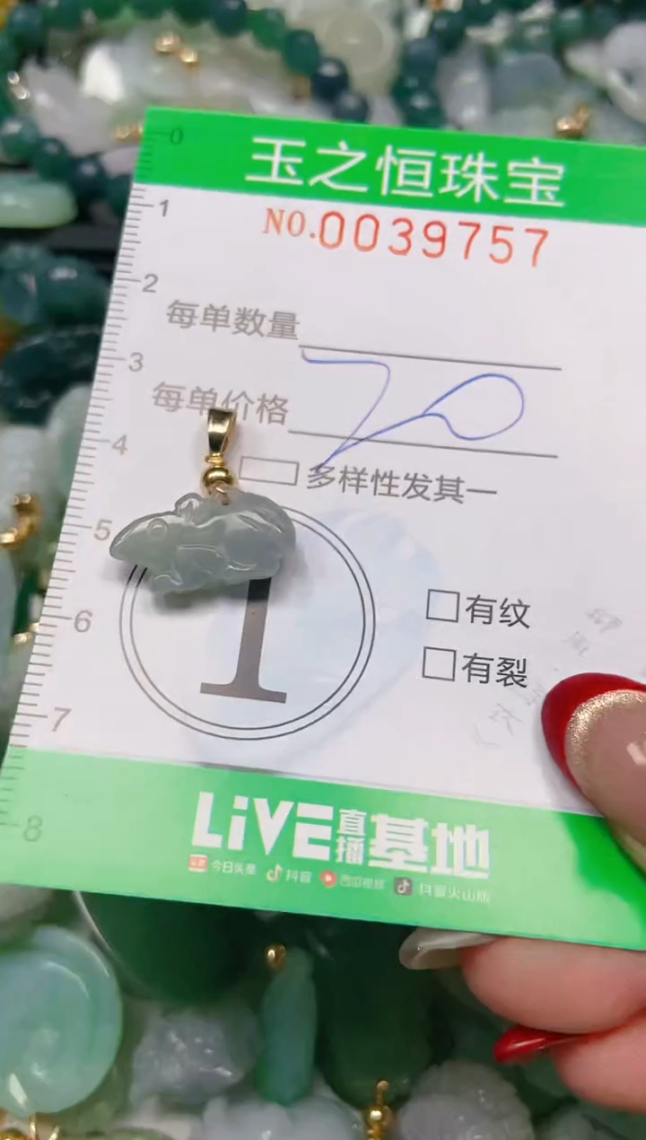 【闪购商品】翡翠颈饰未镶嵌闪购0039757