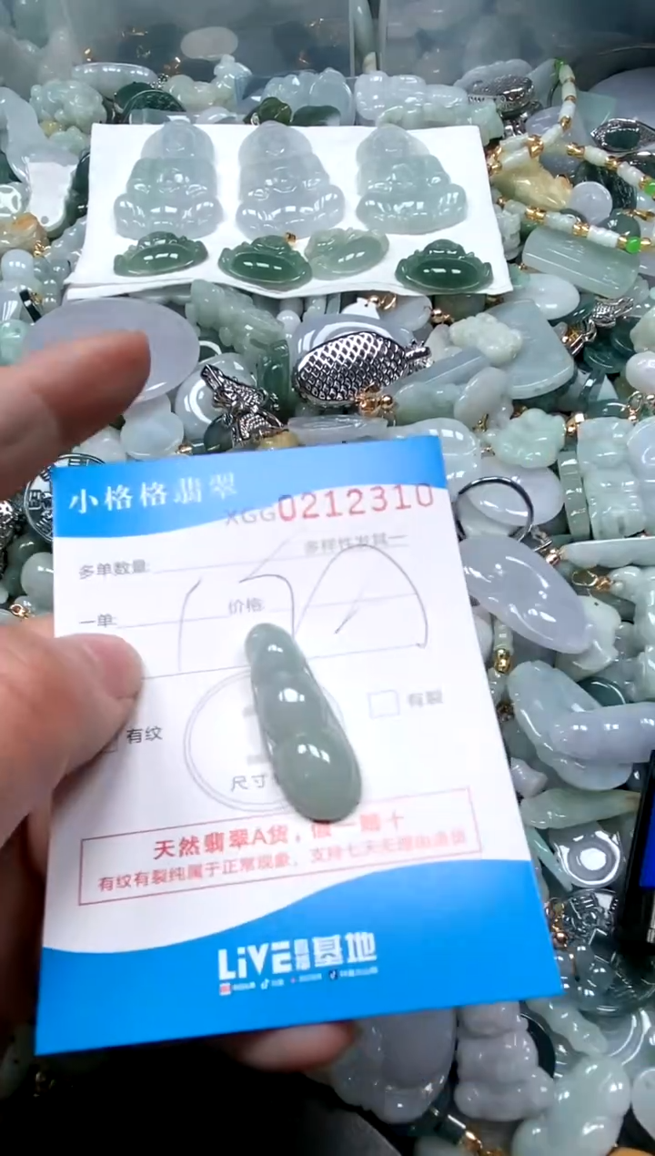 【闪购商品】翡翠颈饰未镶嵌闪购商品0212310