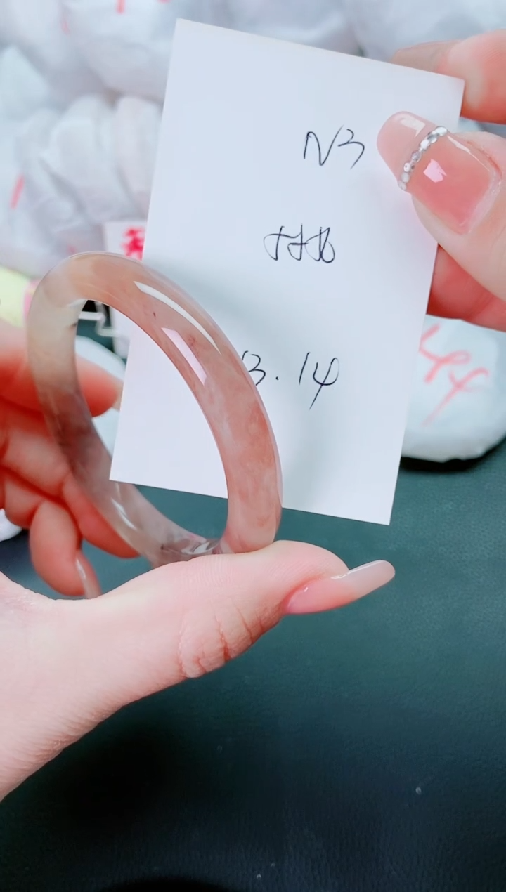 【闪购商品】石英质玉手镯未镶嵌N3-55-56