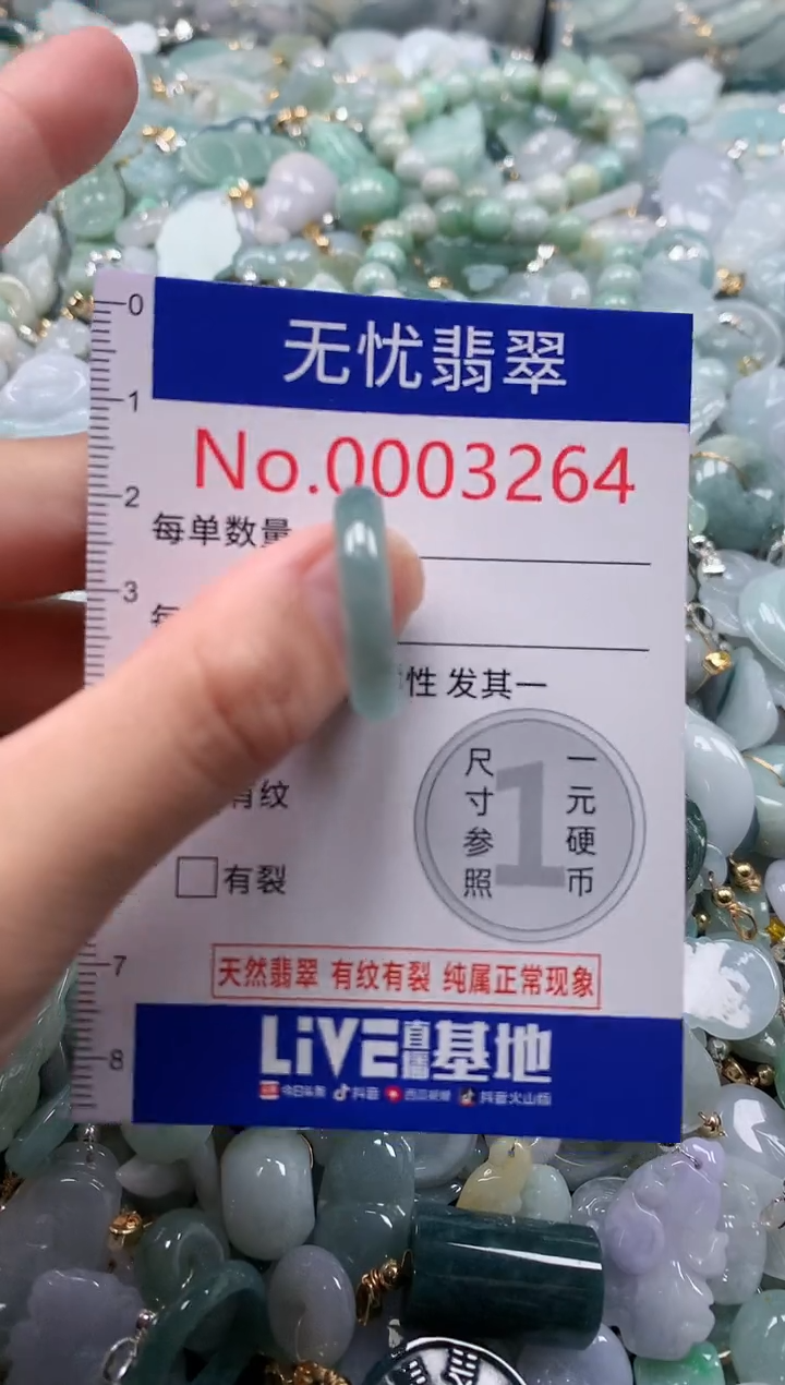 翡翠未镶嵌吊坠(不含链)3264