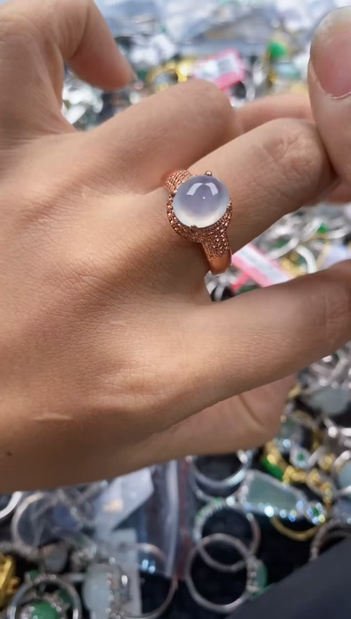 未镶嵌戒指翡翠666---2