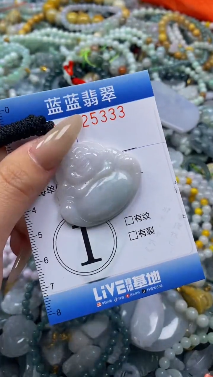 翡翠未镶嵌颈饰闪购0325333