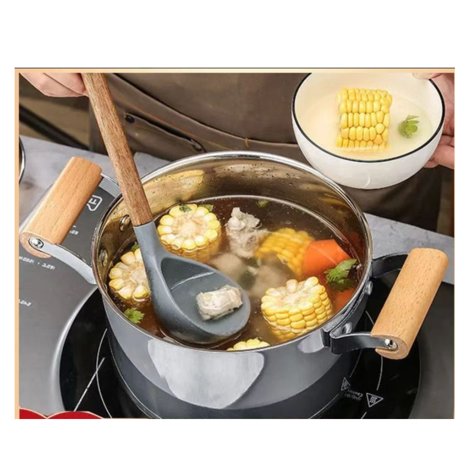 实木手柄锅 家用汤锅 随机发 JY