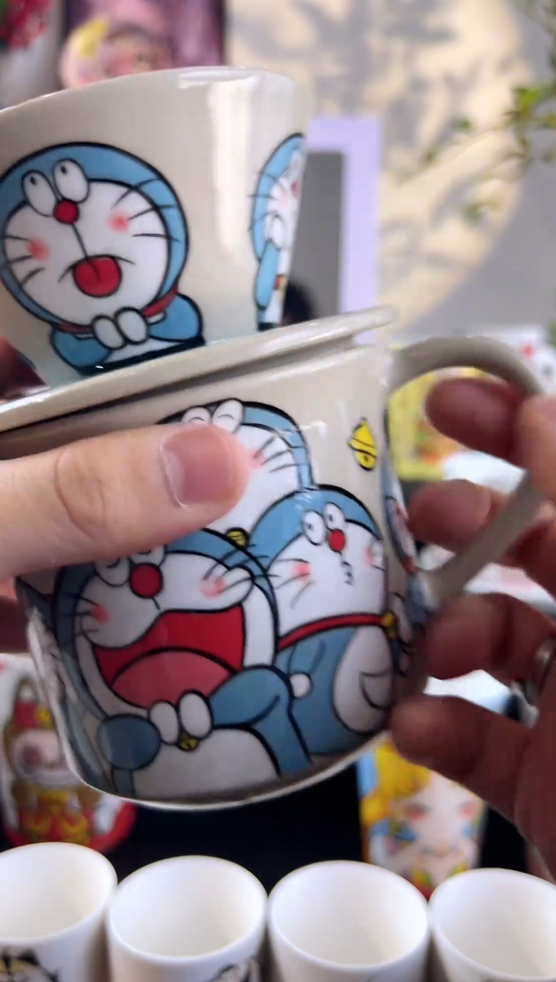 【闪购商品】摆件手工手绘陶瓷小杯杯