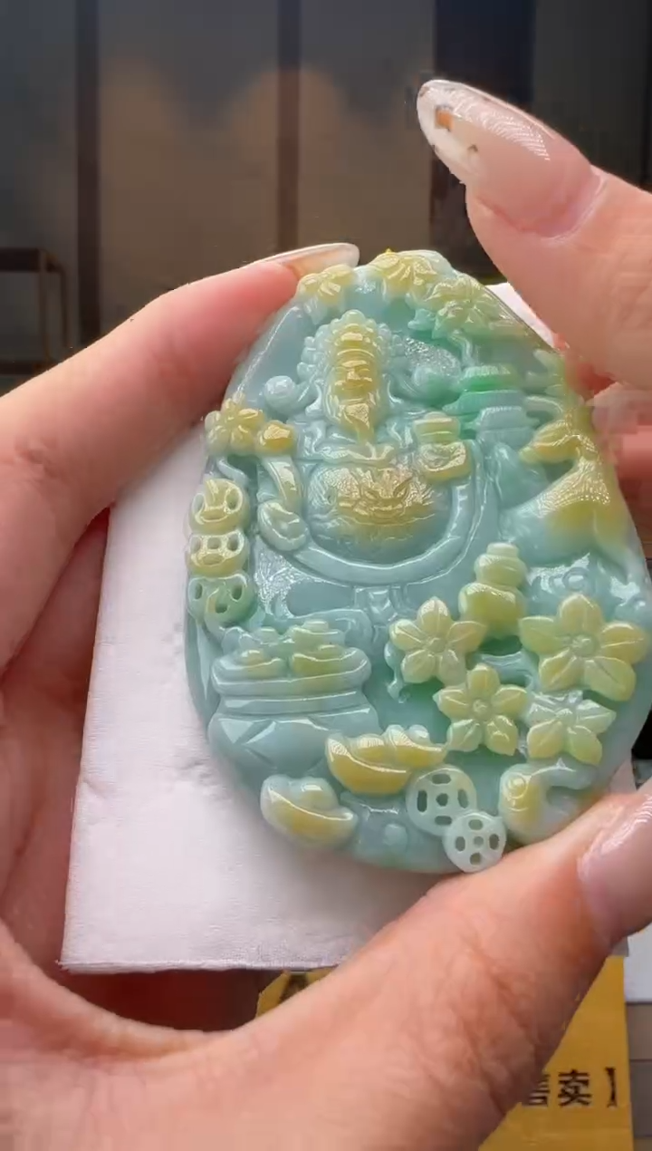 吊坠(不含链)未镶嵌翡翠MM@@960Q3J22752