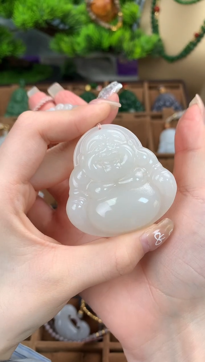 【闪购商品】和田玉颈饰未镶嵌吊坠50mm左右