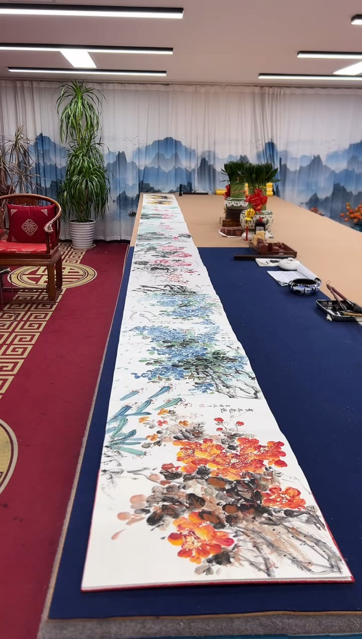 书法张振甲 花鸟 册页
