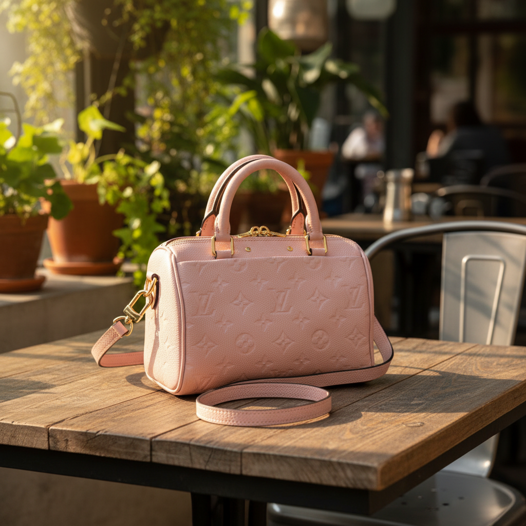 95新 LouisVuitton/路易威登  粉色波士顿 1837 1120 