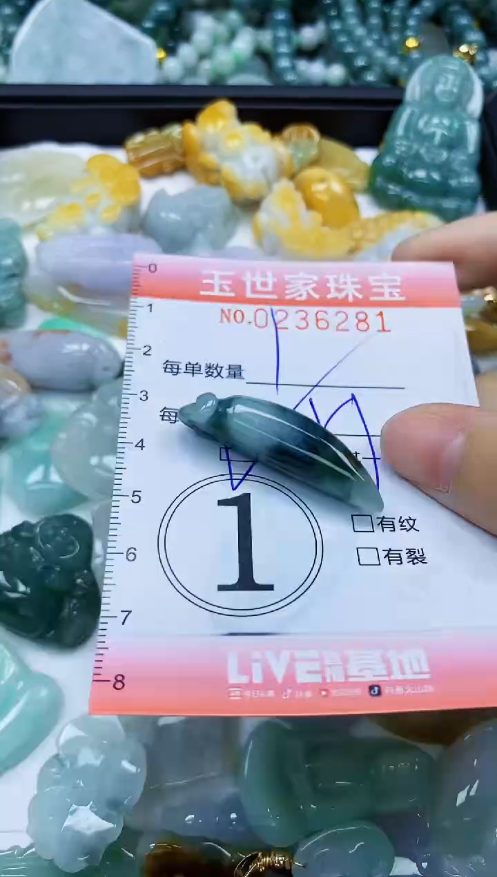 翡翠未镶嵌颈饰闪购0236281多样性发其一