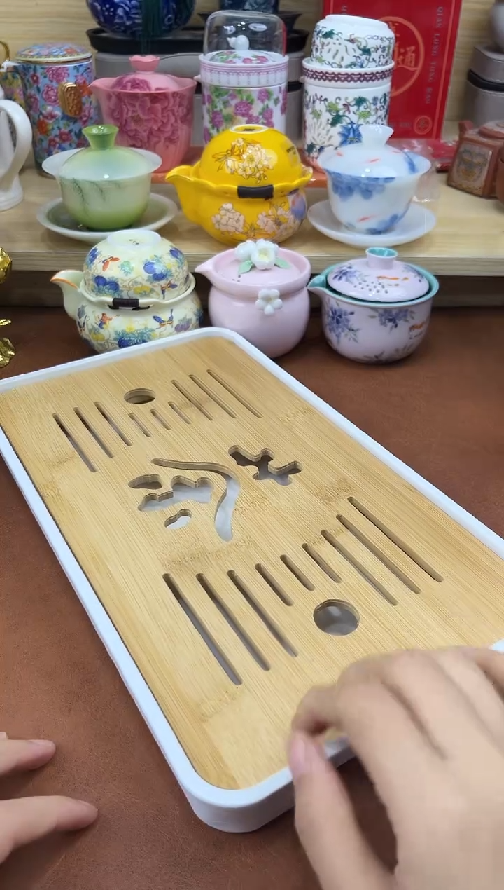 陶陶瓷茶具摆件旅行套组