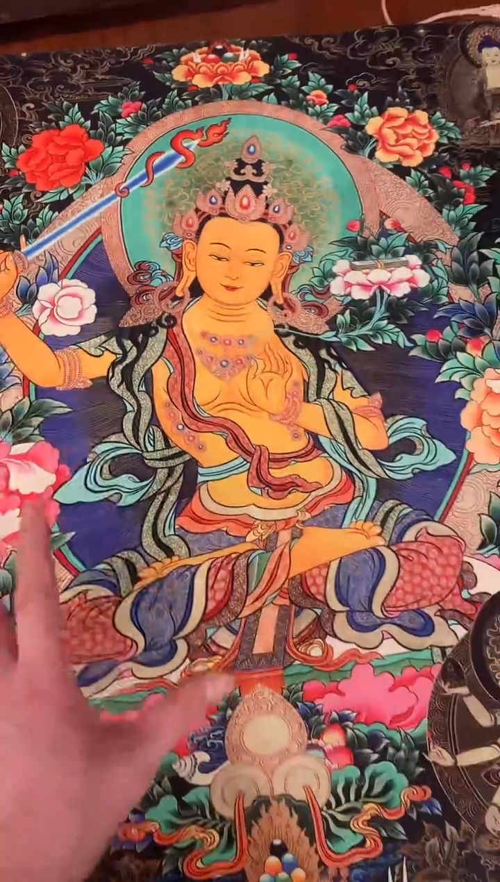 装裱画精美唐卡tk16012