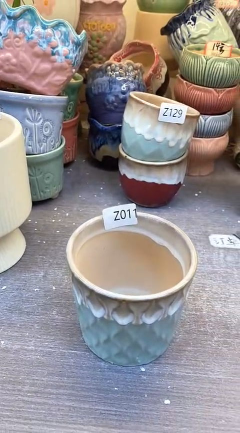 @@陶瓷多肉花盆Z011