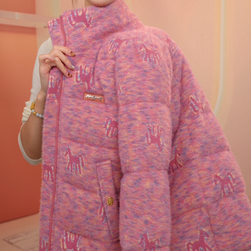 XCY23【出口】新款冬季高端时尚百搭羽绒服-香菜