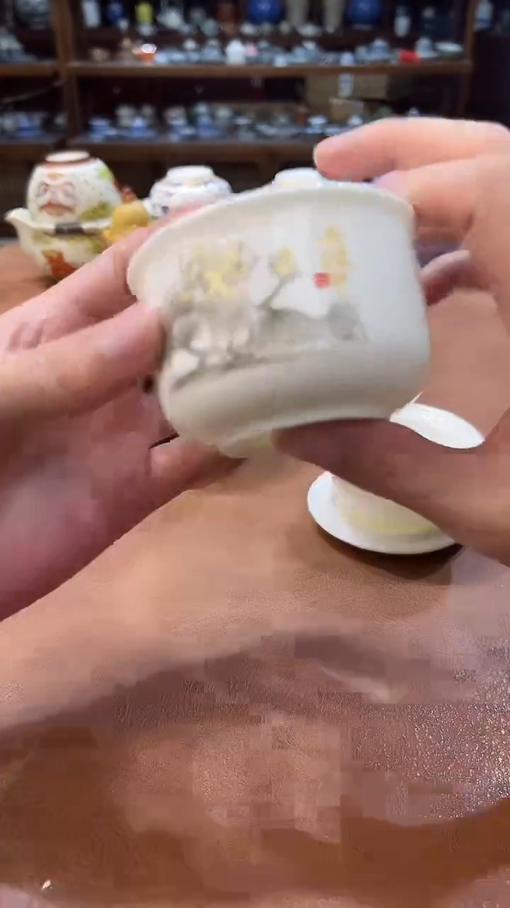 真的很便宜会开片的旅行茶具