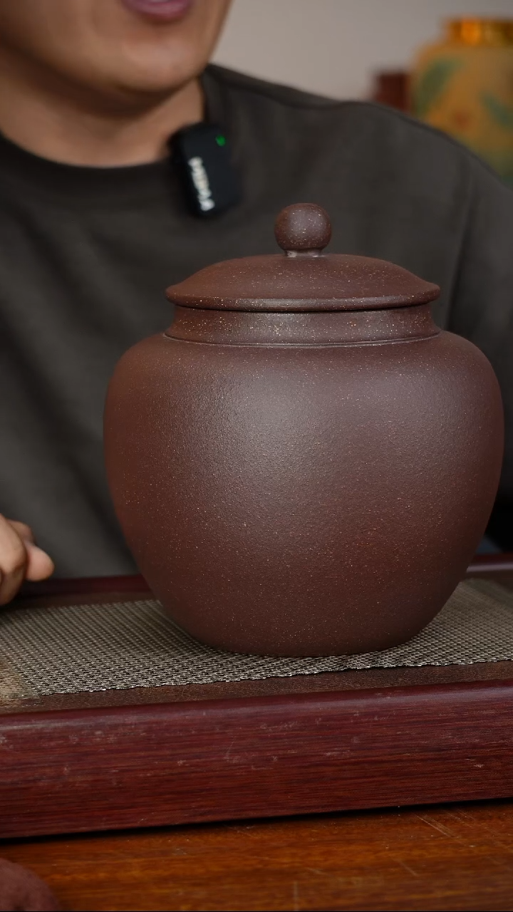 宜兴原矿紫砂茶叶罐