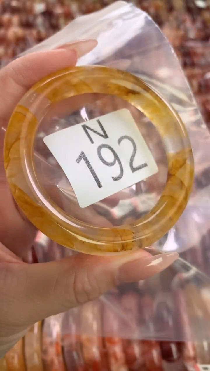 水晶珠宝半成品未镶嵌水晶手镯192-52