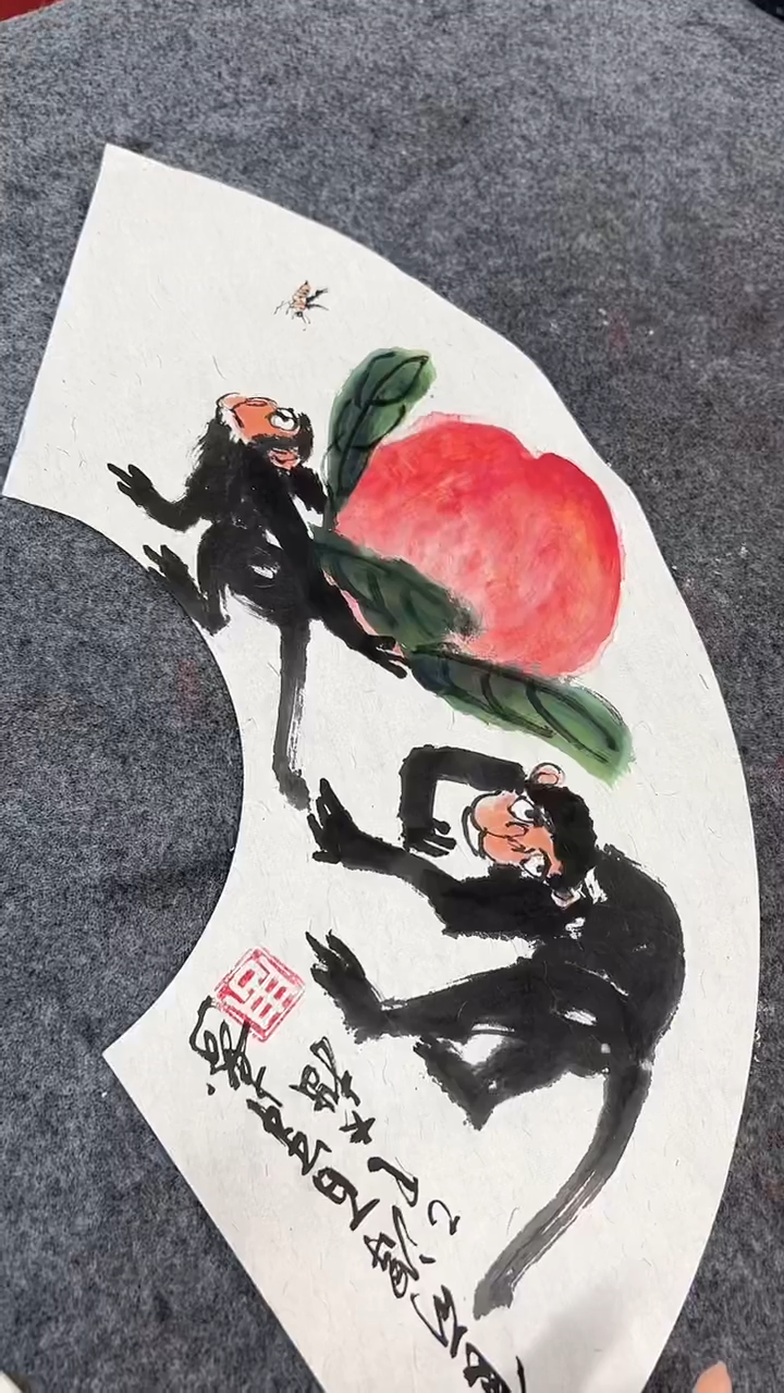 国画周大拙/国画/花鸟