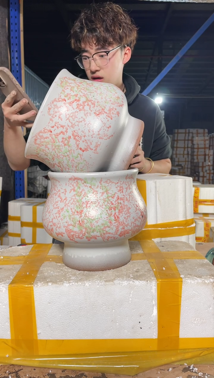 紫砂花盆宜兴紫砂粗陶花盆18-20