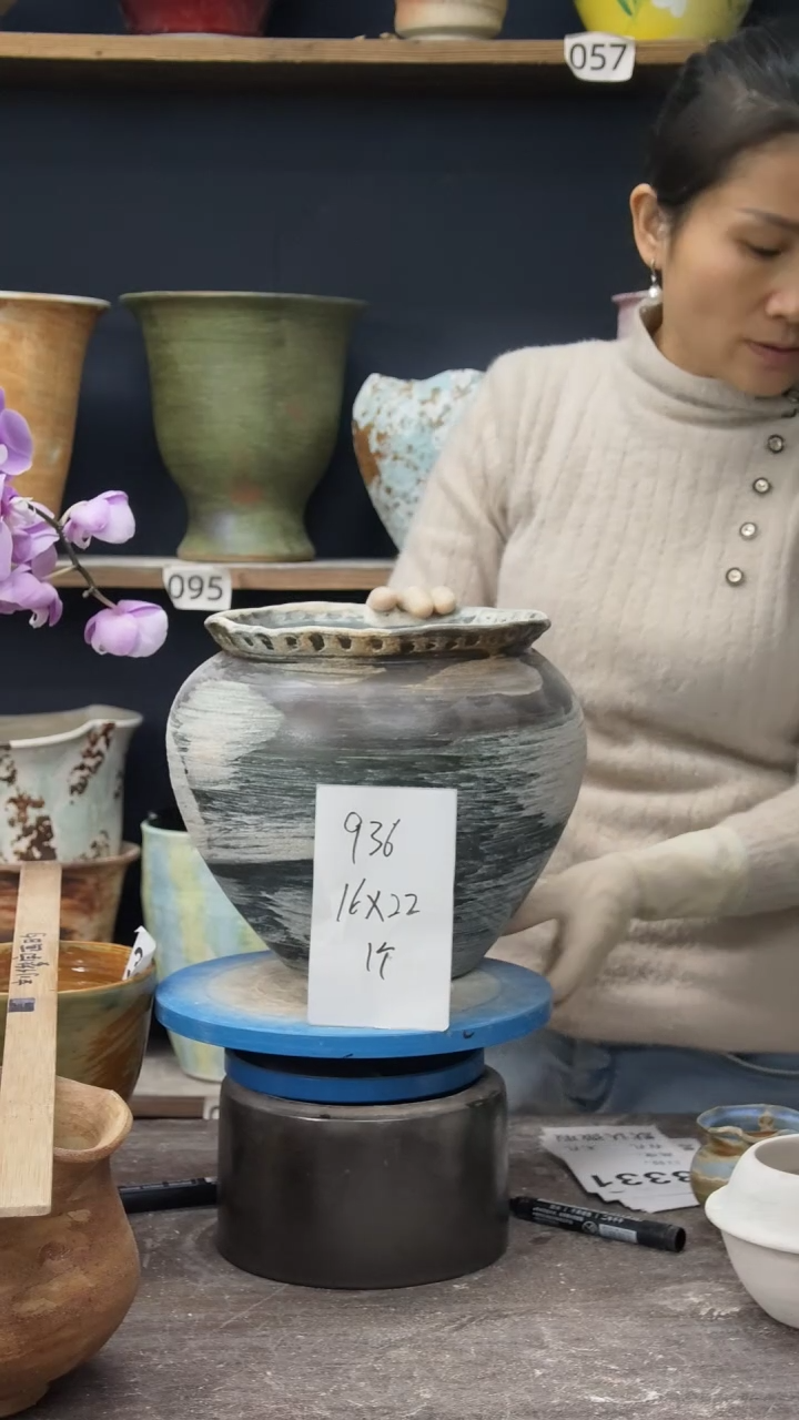 景德镇花盆默认微瑕936