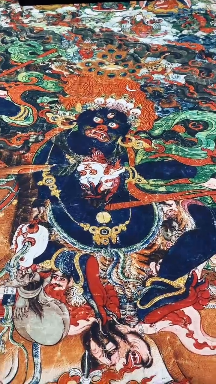 卷轴画王姬藏传唐卡艺术品