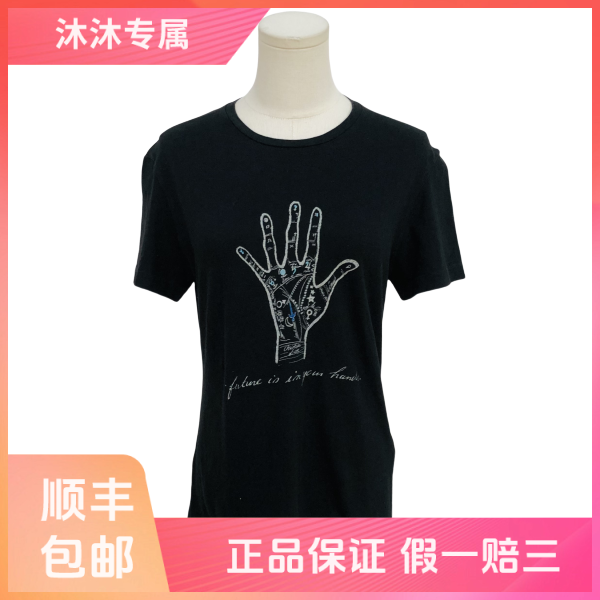 妃鱼/迪奥/棉/T恤/95新/沐八30