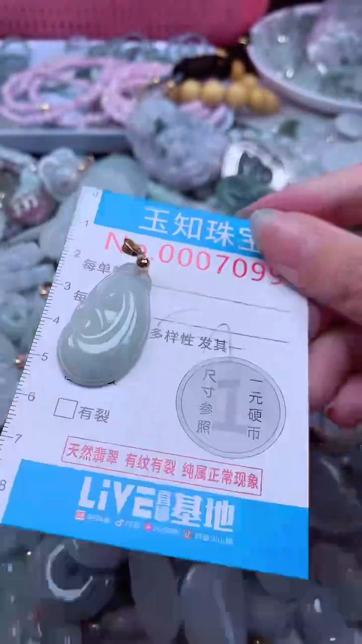 翡翠未镶嵌吊坠(不含链)7099