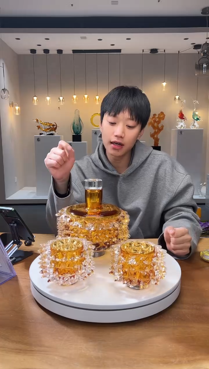 【闪购商品】茶宠流金系列冰樽+两酒杯