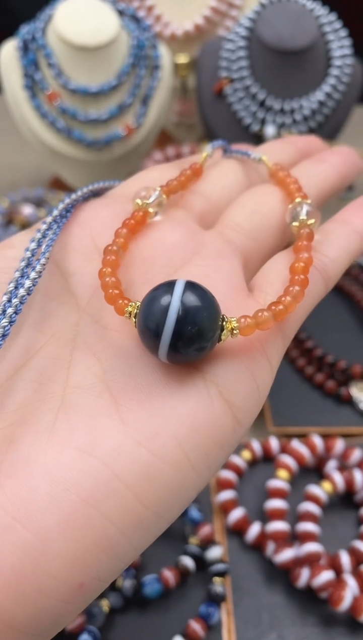 【闪购商品】玛瑙/玉髓项链未镶嵌项链