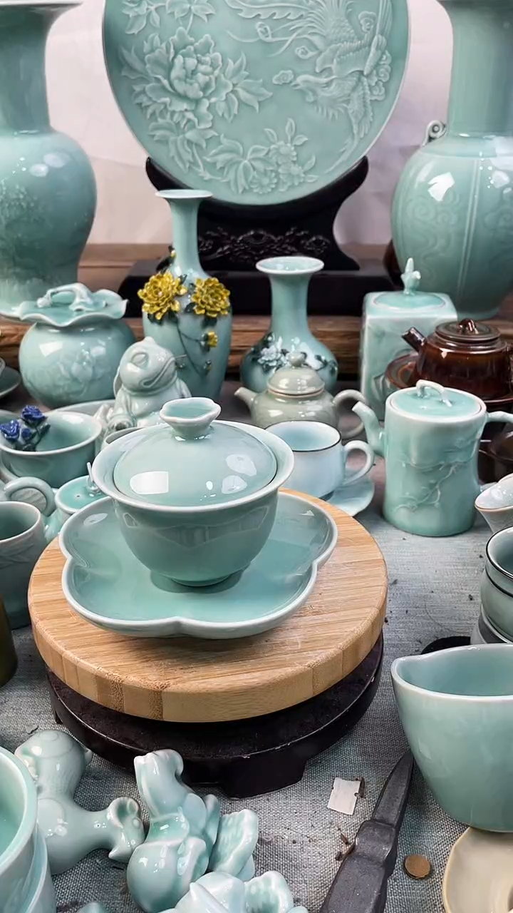 【闪购商品】特价福利 微瑕 慧仙青瓷