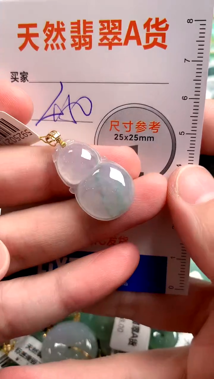 【闪购商品】翡翠颈饰18K金镶嵌0279256824