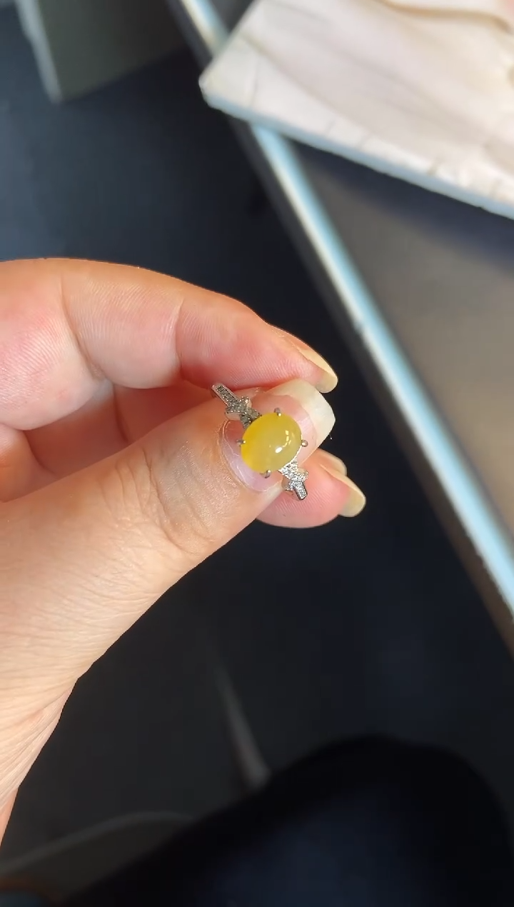 吊坠(不含链)银S925镶嵌翡翠1