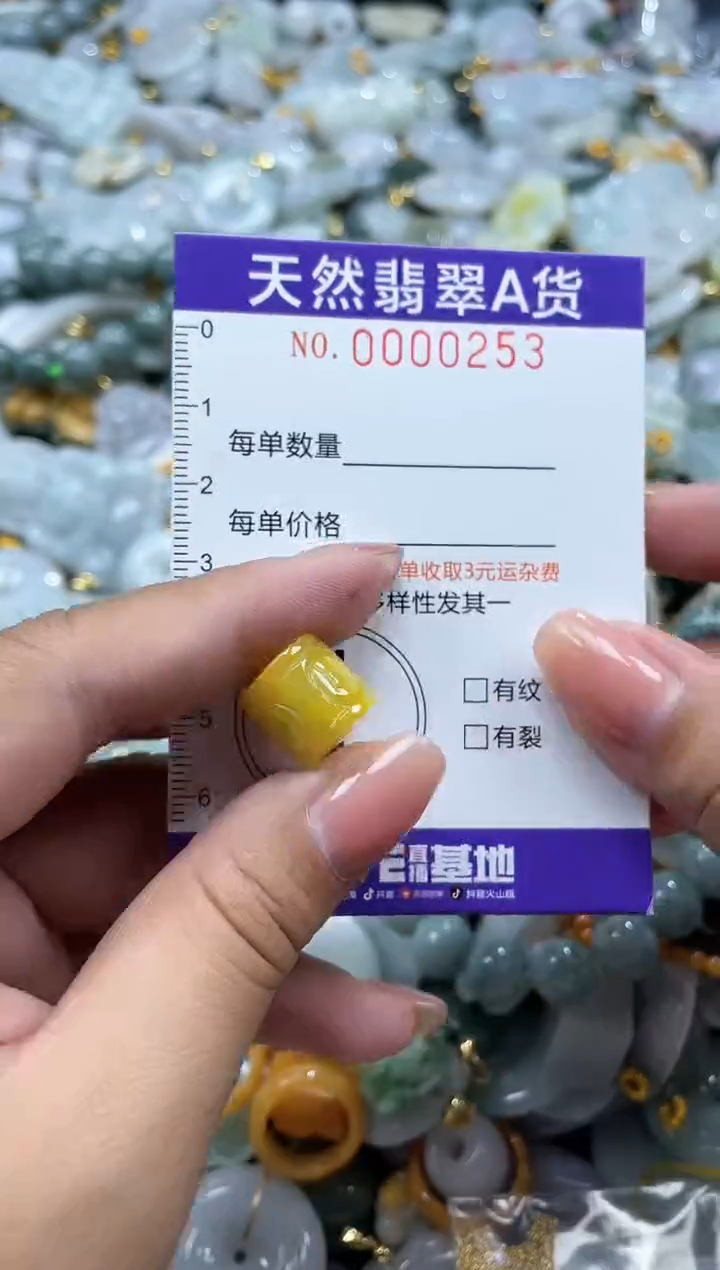 翡翠未镶嵌颈饰00253