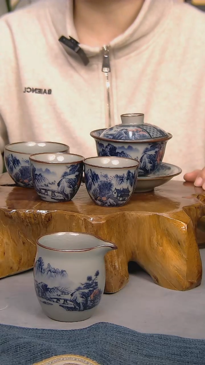 【闪购商品】简装家用款5件套 陶瓷家用茶具系列