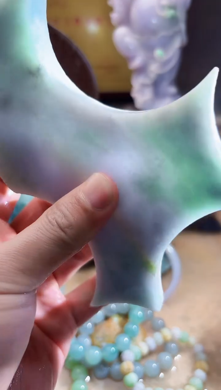 未镶嵌挂件翡翠A货张麦9186