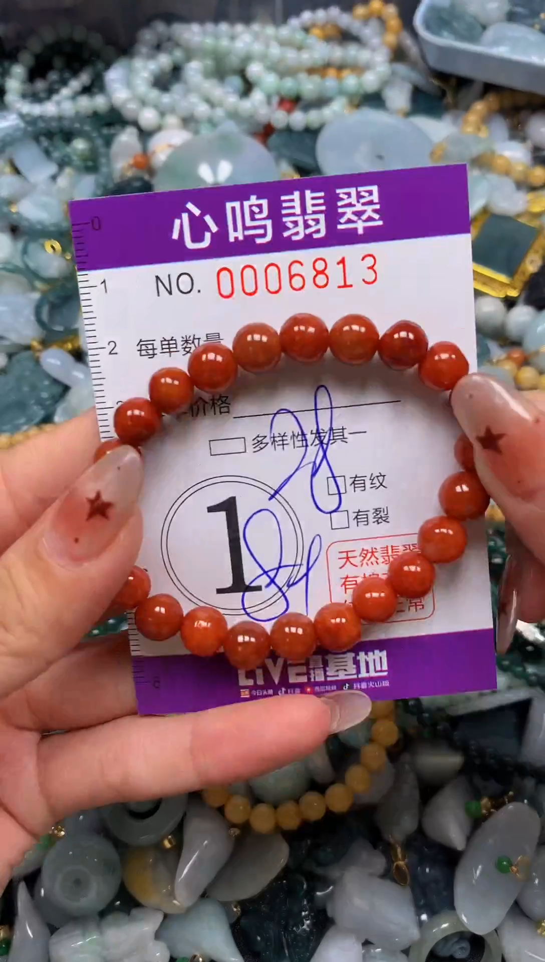 翡翠未镶嵌颈饰闪购006813