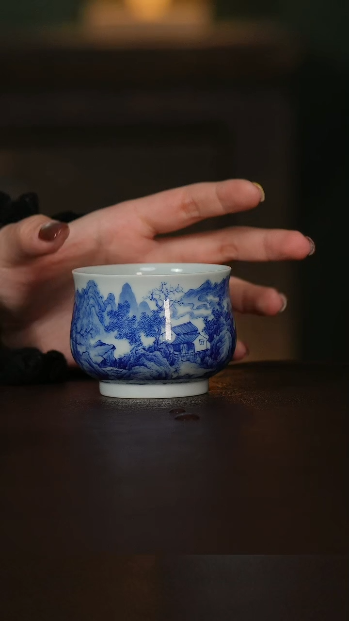 杯子陶景德镇陶瓷杯/碟/盘/碗